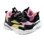 Кроссовки детские Clibee E-96 black-pink 21-26