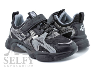 Кросівки дитячі Clibee L-316 black-grey 32-37