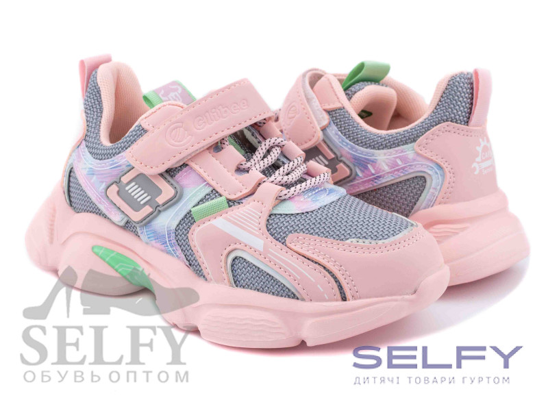 Кросівки дитячі Clibee L-316 pink 32-37, Фото 1