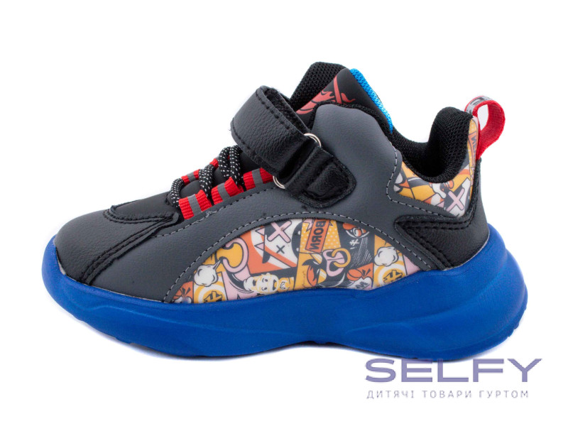 Кроссовки детские Clibee L-353 black-grey 26-31, Фото 3