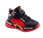 Кроссовки детские Clibee L-353 black-red 26-31