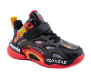 Кроссовки детские Clibee L-354 black-red 32-37