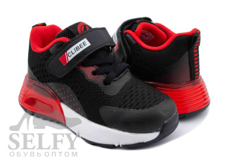 Кросівки дитячі Clibee F20-1 black-red 26-31