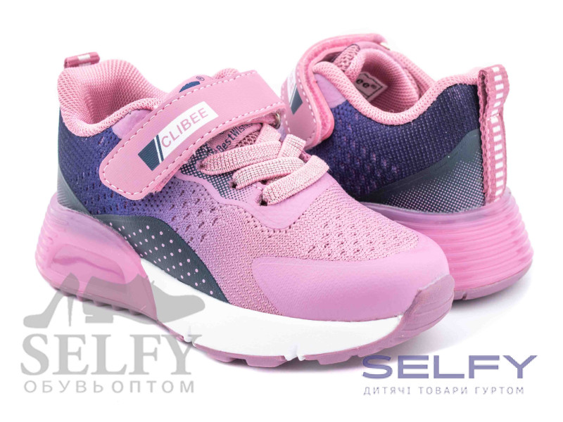 Кросівки дитячі Clibee F20-1 blue-pink 26-31, Фото 1