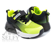 Кроссовки детские Clibee F20-1 green-black 26-31