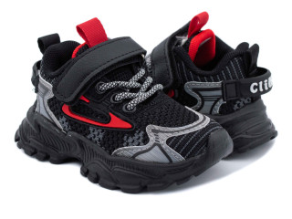 Кросівки дитячі Clibee E-107 black-red 20-25
