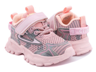Кросівки дитячі Clibee E-107 pink-grey 20-25