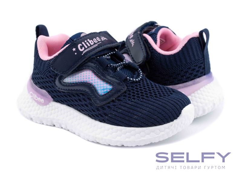 Кросівки дитячі Clibee E-118 blue-pink 26-31, Фото 1