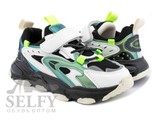 Кроссовки детские Clibee L-261 black-yellow 32-37