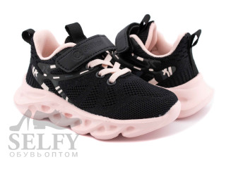 Кросівки дитячі Clibee L-321A black-pink 26-31