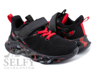 Кросівки дитячі Clibee L-321A black-red 26-31