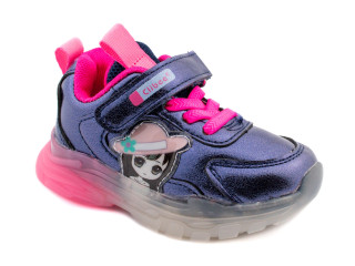 Кросівки дитячі Clibee E-100 blue-peach 21-26