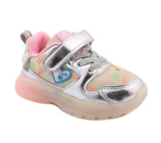 Кроссовки детские Clibee E-117 silver 21-26