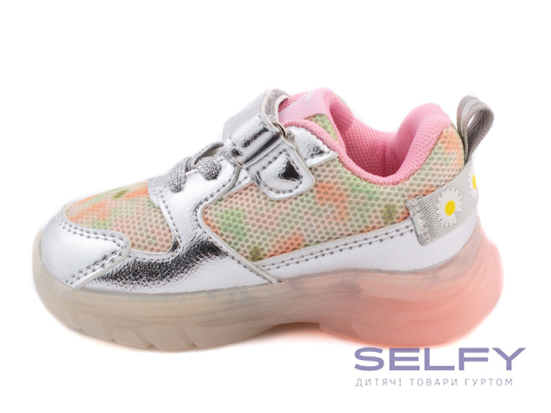 Кроссовки детские Clibee E-117 silver 21-26, Фото 3