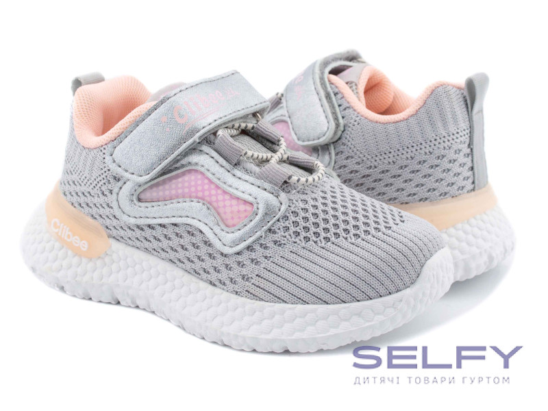 Кросівки дитячі Clibee E-118 grey-pink 26-31, Фото 1