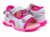 Босоніжки дитячі Clibee A-8-2 silver-peach 25-30, Фото 4