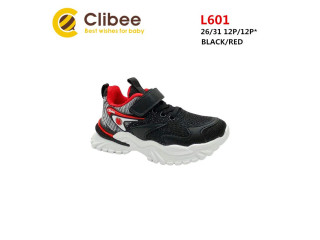 Кросівки дитячі Clibee L-601 black-red 26-31