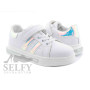 Кроссовки детские Clibee L-504 white-silver 32-37