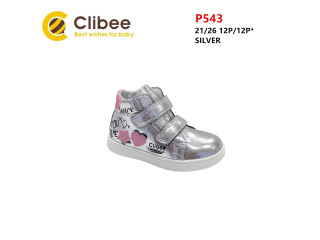 Ботинки детские Clibee P543 silver 21-26