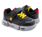 Кросівки дитячі Clibee E156 black-yellow 21-26