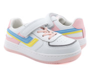 Кросівки дитячі Clibee L509 white-pink 30-37