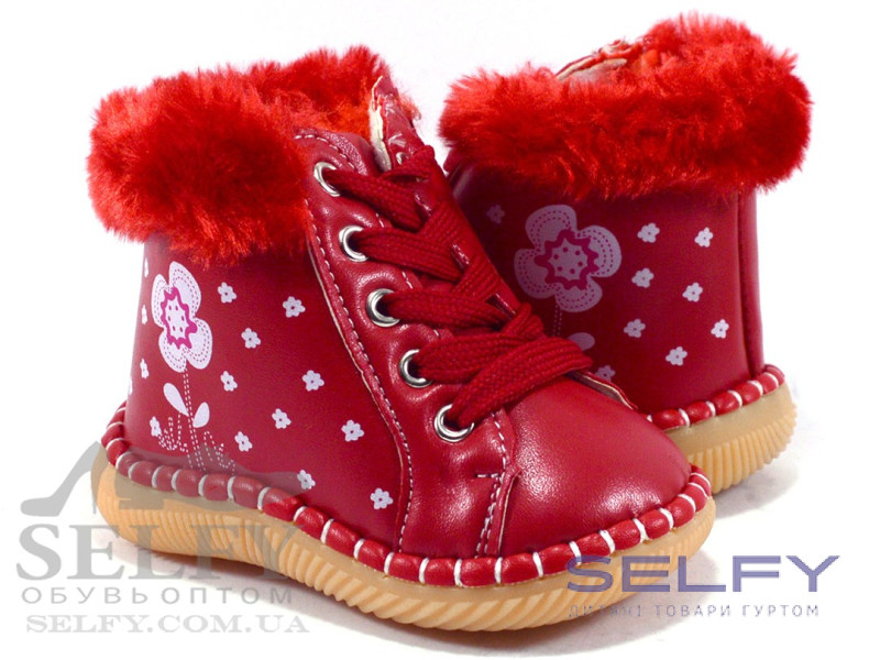 Пинетки детские Apawwa F95 red 12-15, Фото 1