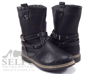 Черевики дитячі Apawwa H813 black 30-35