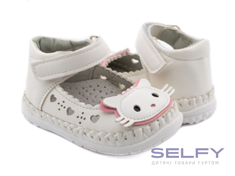 Пинетки детские Apawwa F100 white 17-20, Фото 1