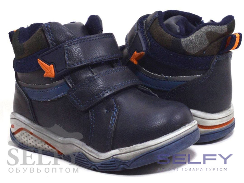 Ботинки детские Apawwa H129 navy 21-26, Фото 1