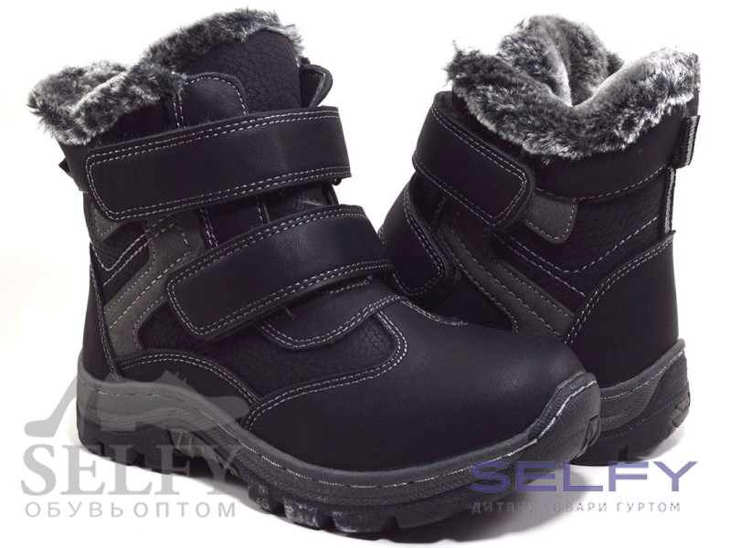 Ботинки детские Apawwa J73 black 32-37, Фото 1