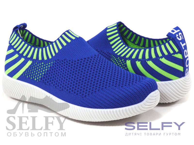 Кроссовки детские Apawwa ZC27 blue-green 19-24, Фото 3