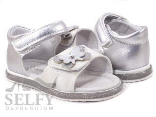 Шкіряні босоніжки дитячі Apawwa HX162 white, 18-23