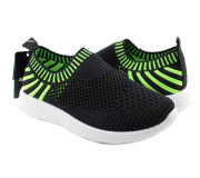Кроссовки Apawwa ZC47-5 black-green 25-30