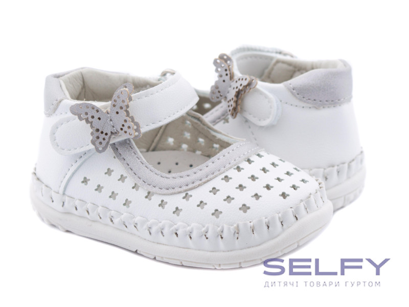 Пінетки літні дитячі Apawwa FC39 white 17-20, Фото 1