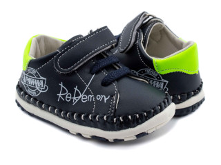 Пінетки дитячі Apawwa FC42 navy-green 17-20