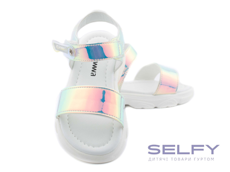 Босоніжки дитячі Apawwa NX130 silver 26-31, Фото 3