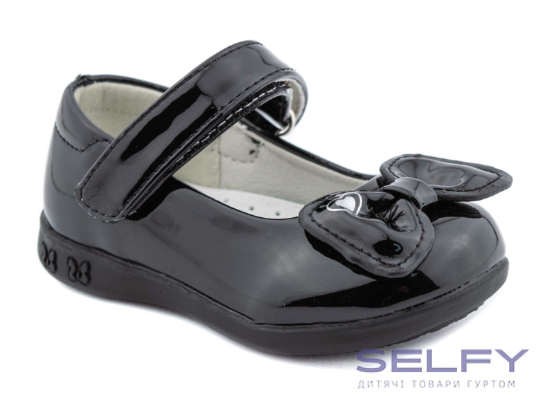 Туфли детские Apawwa NC170 black 20-25, Фото 1