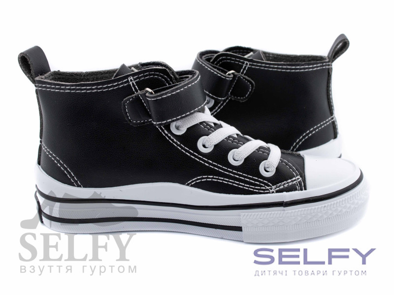 Кеды детские Apawwa RQ435 black 25-30, Фото 1