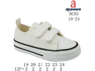 Кеди дитячі Apawwa RC03 white 19-24