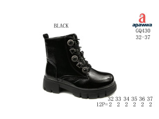 Черевики дитячі Apawwa GQ430 black 32-37