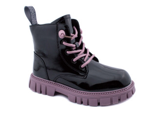 Ботинки детские Apawwa NQ421 black-d pink 26-31