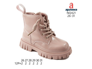 Ботинки детские Apawwa NQ421 pink 26-31