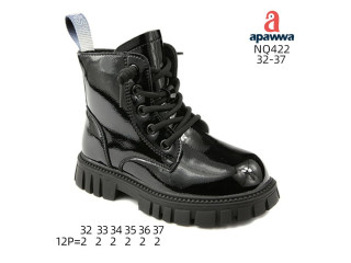 Ботинки детские Apawwa NQ422 black 32-37