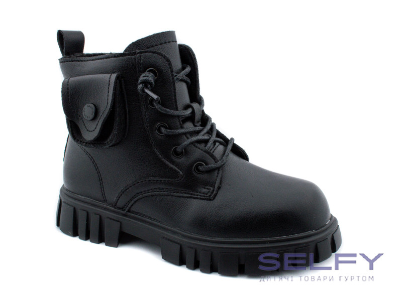 Черевики дитячі Apawwa NQ424 black 32-37, Фото 1