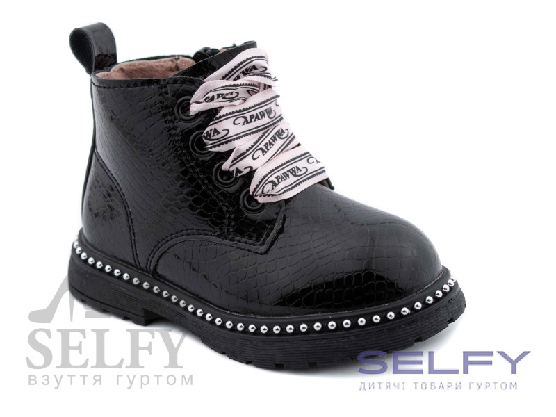 Черевики дитячі Apawwa NQ428 black 26-31, Фото 1