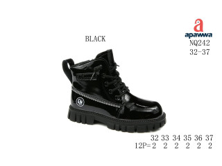 Ботинки детские Apawwa NQ242 black 32-37