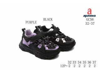 Кроссовки детские Apawwa GC56 black 32-37