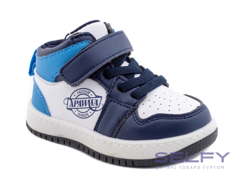 Хайтопи дитячі Apawwa GQ118 navy-white 26-31, Фото 3
