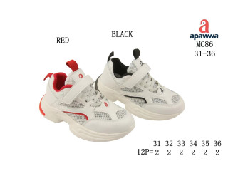 Кроссовки детские Apawwa MC86 red 31-36