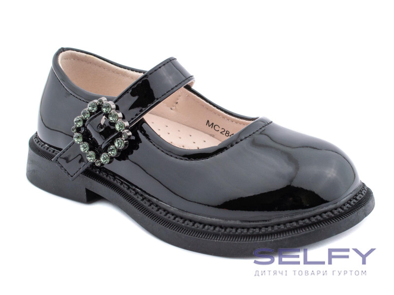 Туфли детские Apawwa MC285 black 32-37, Фото 1